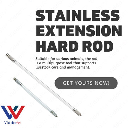 Stainless Extension Hard Rod Durable Farm Tool for Animal Care and Livestock Handling Use