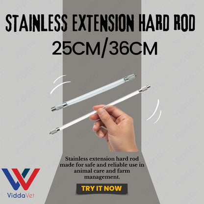 Stainless Extension Hard Rod Durable Farm Tool for Animal Care and Livestock Handling Use