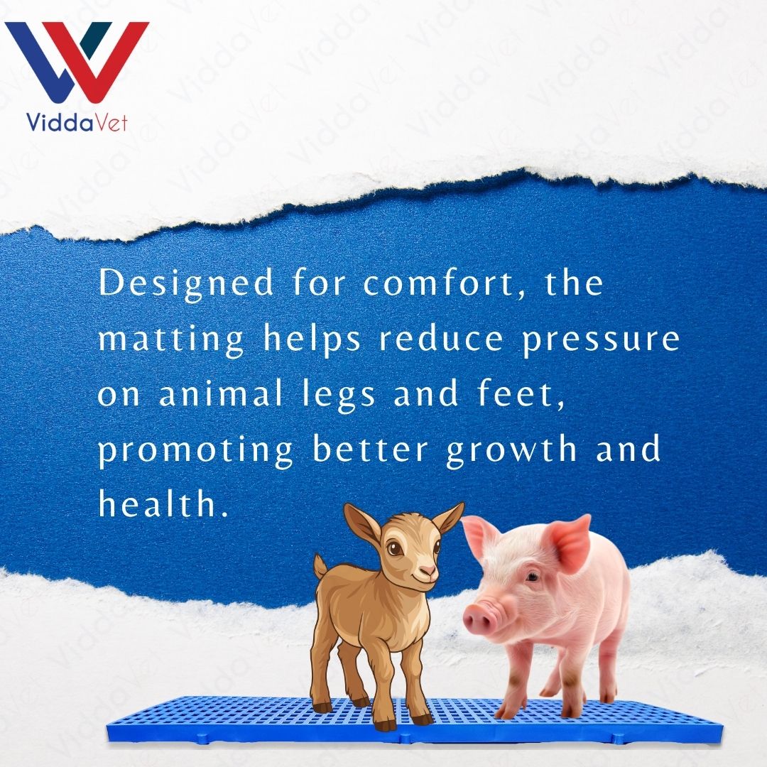 1x3 Blue Plastic Matting Durable Livestock Flooring Non Slip Easy Clean