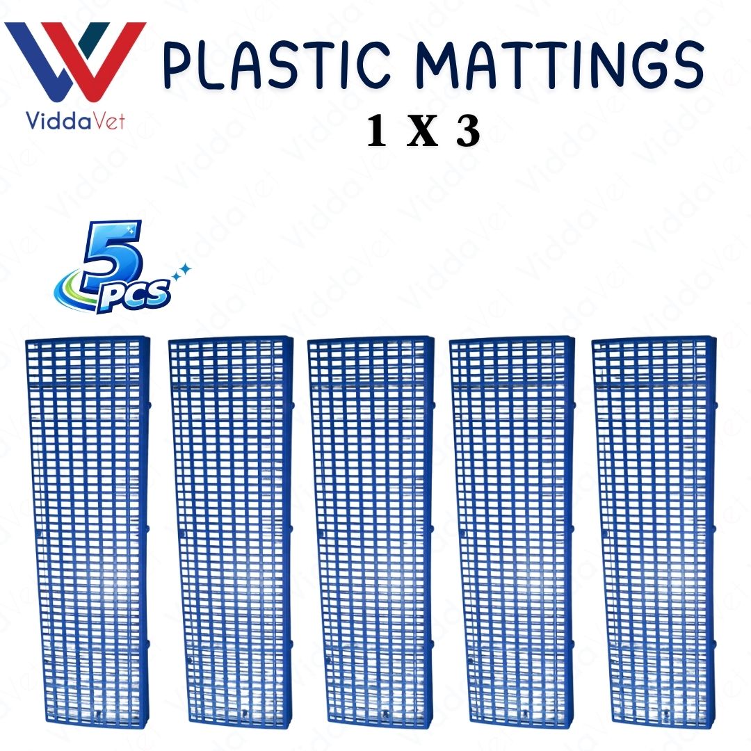 1x3 Blue Plastic Matting Durable Livestock Flooring Non Slip Easy Clean