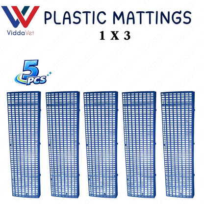1x3 Blue Plastic Matting Durable Livestock Flooring Non Slip Easy Clean