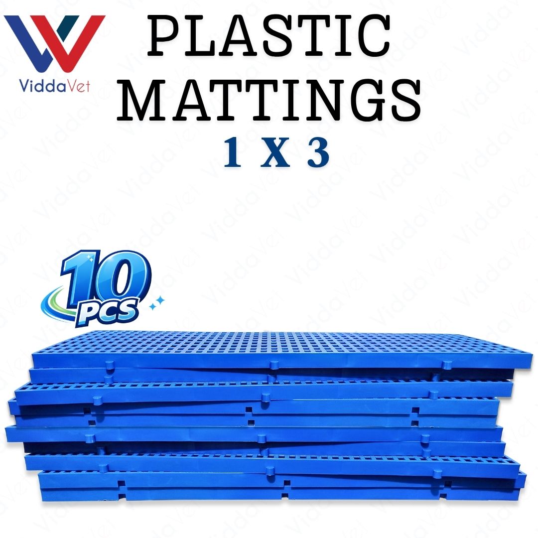 1x3 Blue Plastic Matting Durable Livestock Flooring Non Slip Easy Clean