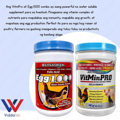 1KG VitmPro 1KG Egg 1000 Livestock Supplement for Faster Growth and Health