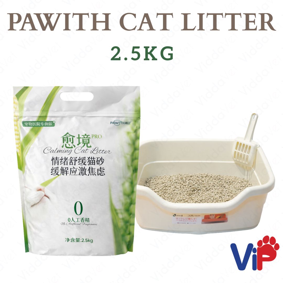 2.5kg Pawith Cat Litter Gentle on Paws Odor Control Fast Clumping Cat Sand