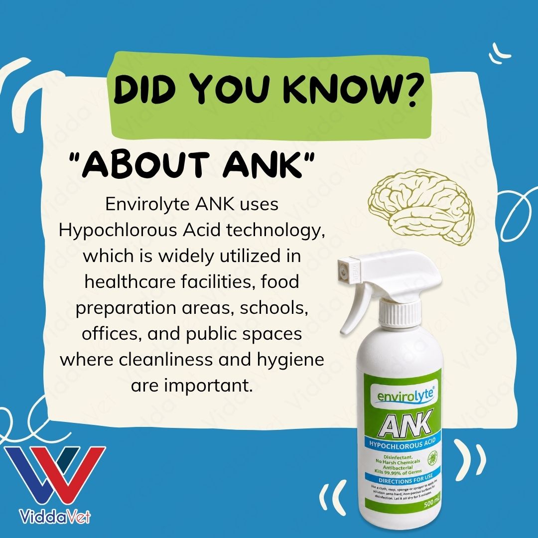 500ml Envirolyte ANK Hypochlorous Acid Spray Everyday Disinfectant Care Solution