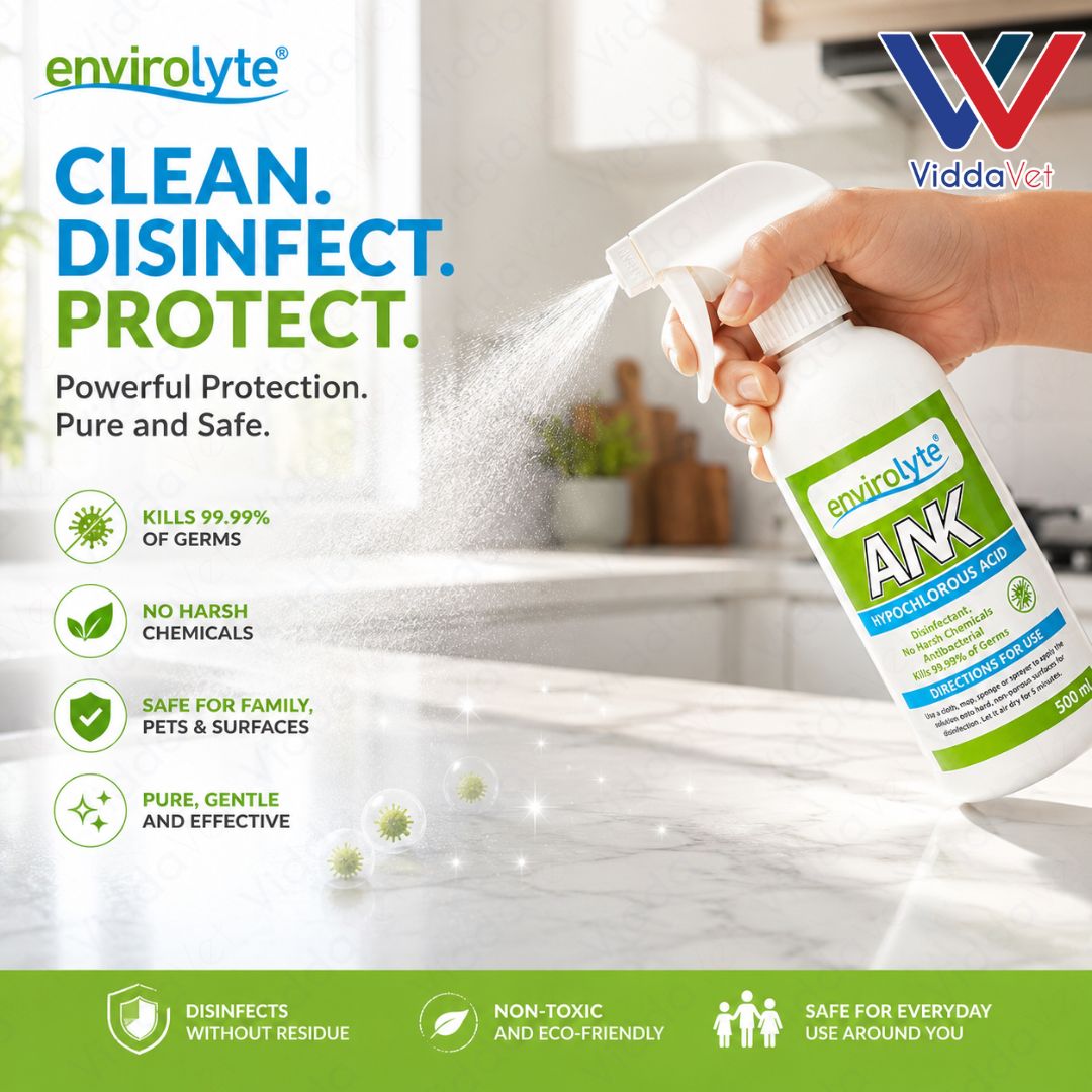500ml Envirolyte ANK Hypochlorous Acid Spray Everyday Disinfectant Care Solution