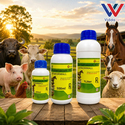 Fenbendazole 10% Dewormall Livestock Oral Dewormer for Farm Animals