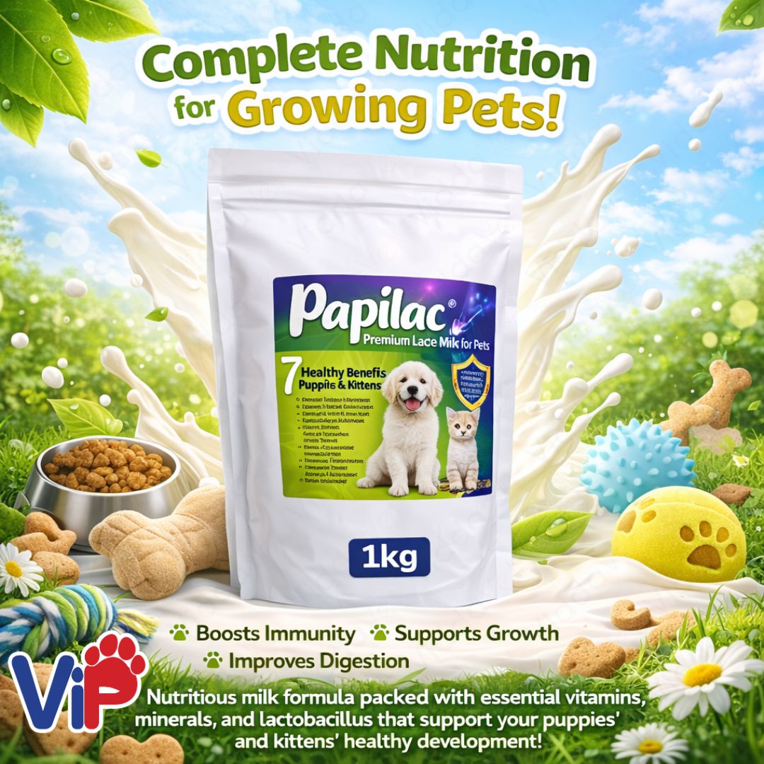 Papilac Complete Milk Formula Puppies Kittens Available 100g 500g 200g 1kg Pack
