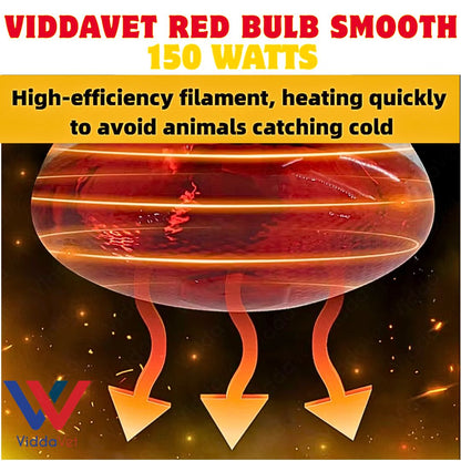 Red Bulb Smooth 150W Heat Lamp