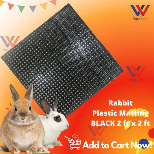 Black Plastic Matting 2x2