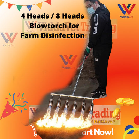4-head / 6-head / 8-head Blow Torch for Farm Disinfection
