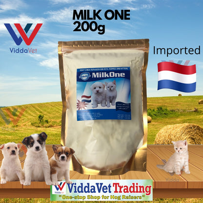 [VIDDAVET] 200grams Milk One Goats Milk Budget Pack Replacer for puppies puppy milk newborn replacer