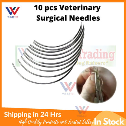Veterinary Surgical Needles 10pcs