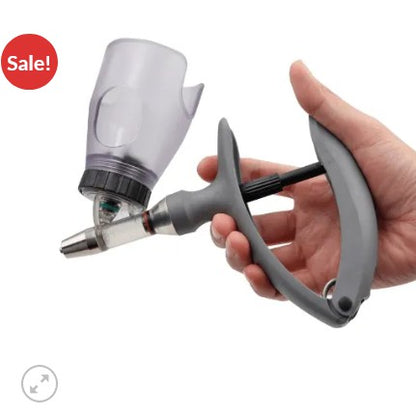 Automatic Syringe with Bottle Holder w/ free 10pcs Assorted Needles