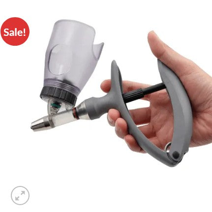 Automatic Syringe with Bottle Holder w/ free 10pcs Assorted Needles