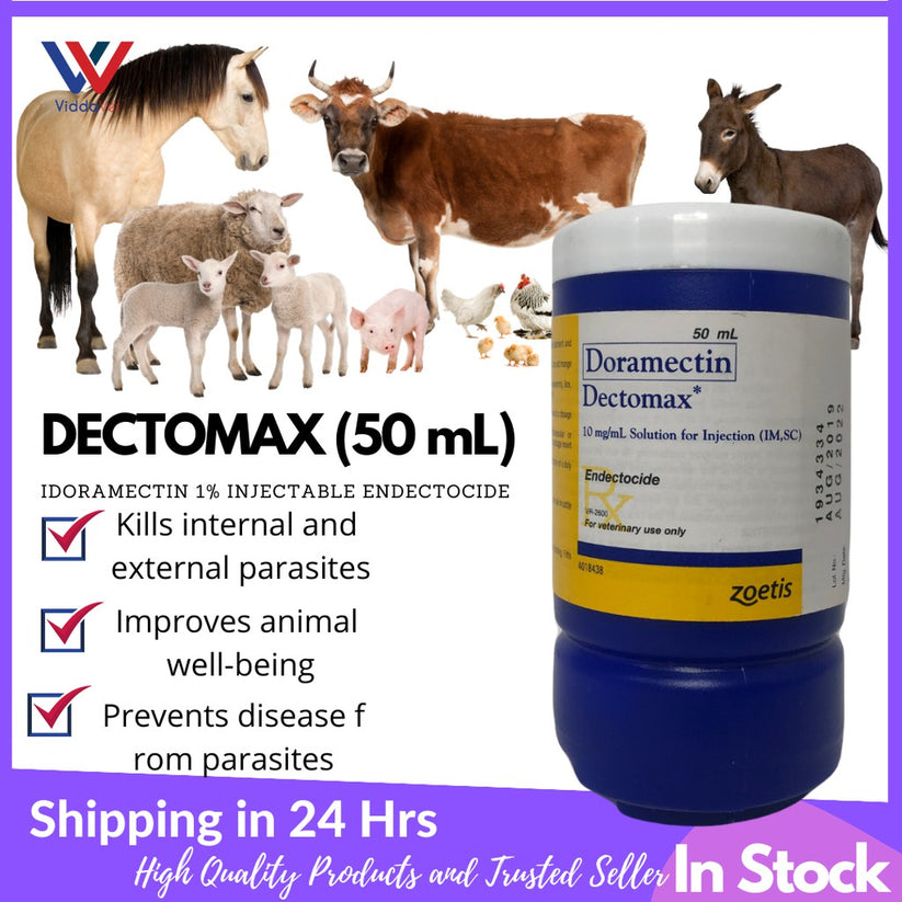 DECTOMAX 50ml Injectable Solution - Professional Livestock Parasite ...