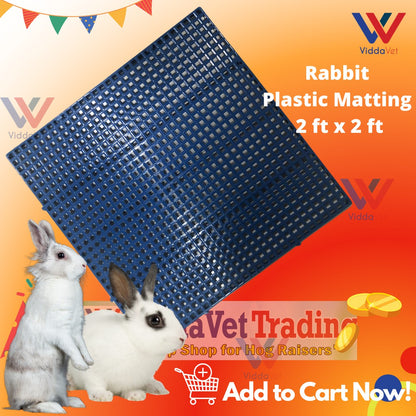Plastic Matting Heavy Duty Blue 2x2