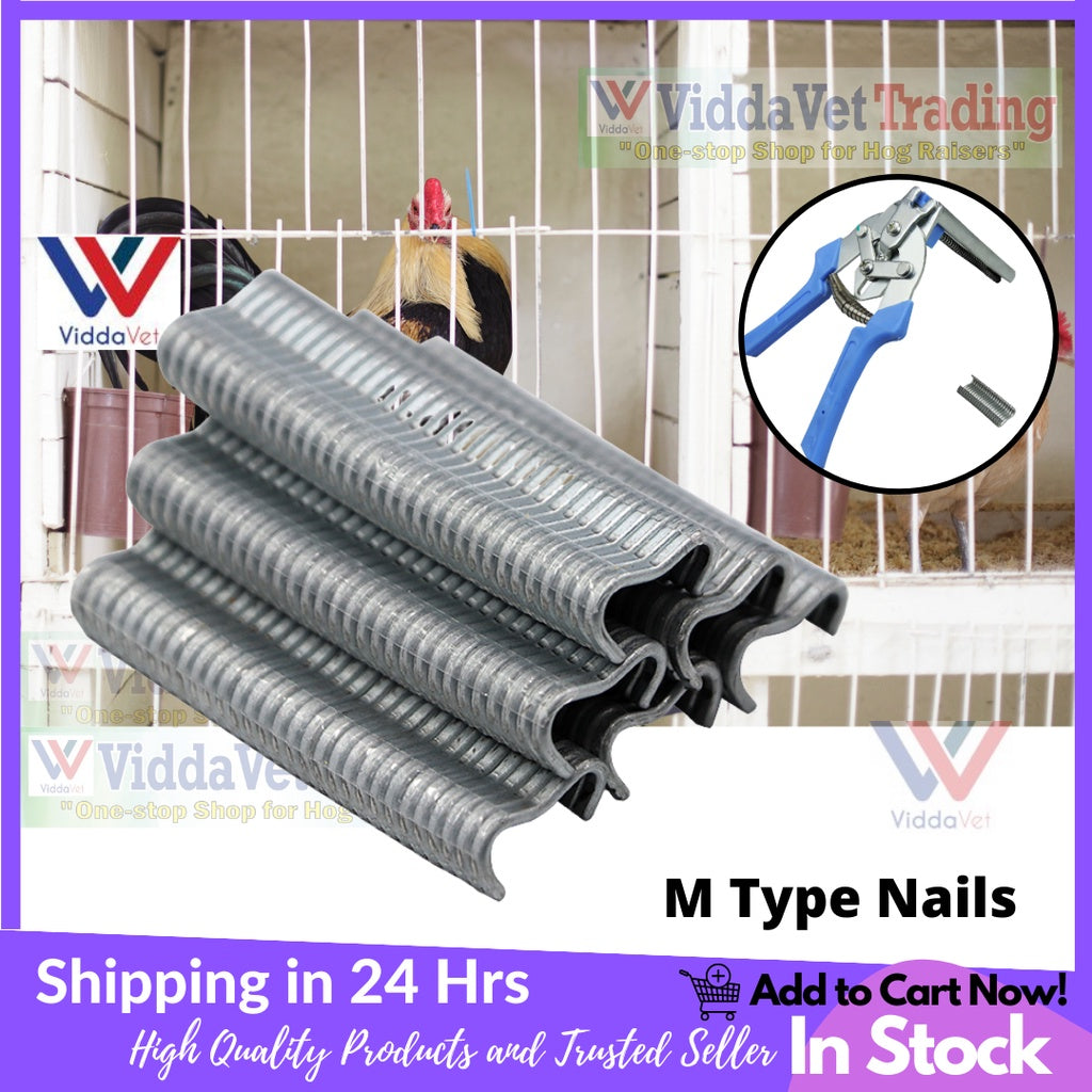 M-Type Cage Nails 600-Staples