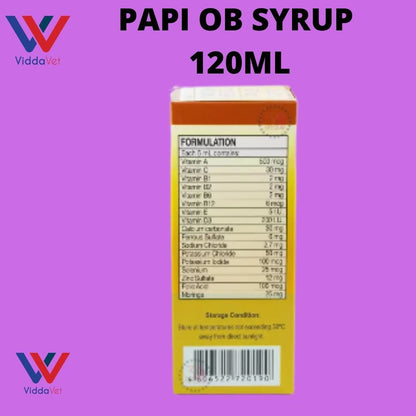 Papi OB Syrup 120ML