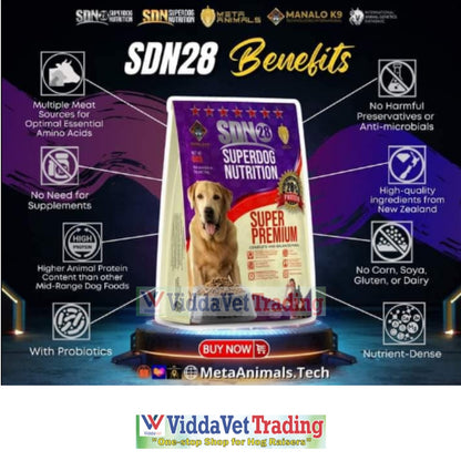 SDN 28 SuperDog Nutrition 15kgs