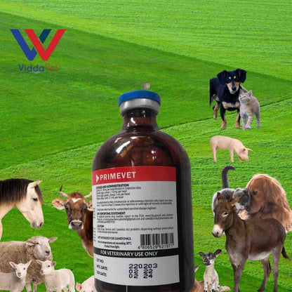 [ Metaprime -ATP 100ml ] (multivitamins+butafostan+adenosine) for pets ,livestock,  same as Coforta