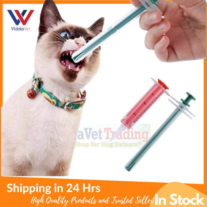 Pet Syringe Liquid or Pill Dispenser 2pcs