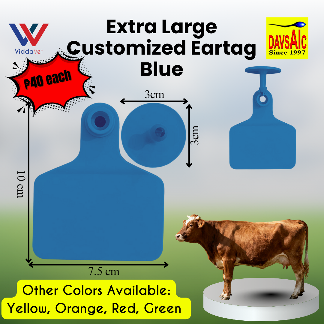 Customized Eartag Round, Small, Medium, Large, Extra Large for Pigs, Sheep & Cattle