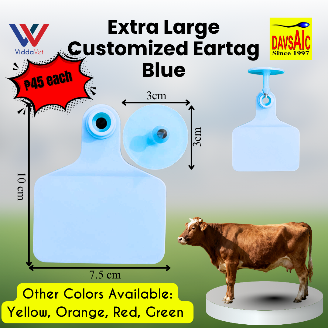 Customized Eartag Round, Small, Medium, Large, Extra Large for Pigs, Sheep & Cattle