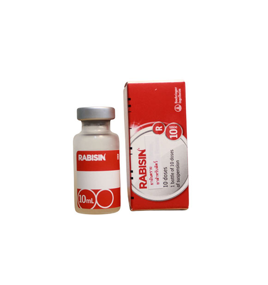 Rabisin Canine Rabies Vaccine 10ml (10 Doses) - Boehringer Ingelheim