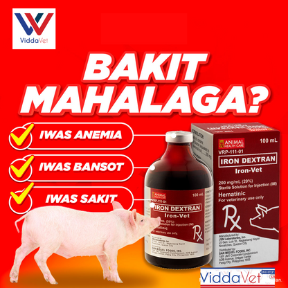 BMEG Bundle Alamycin Iron-Vet 100ml + Alamycin LA 100ml + Norovit 100ml + Freebies