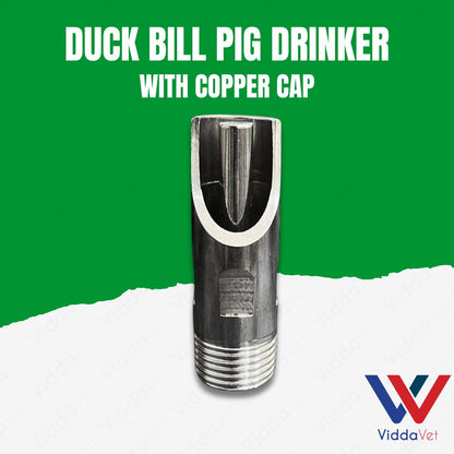 Duck Bill Pig Nipple Drinker Copper Cap Stainless Steel Leak Free