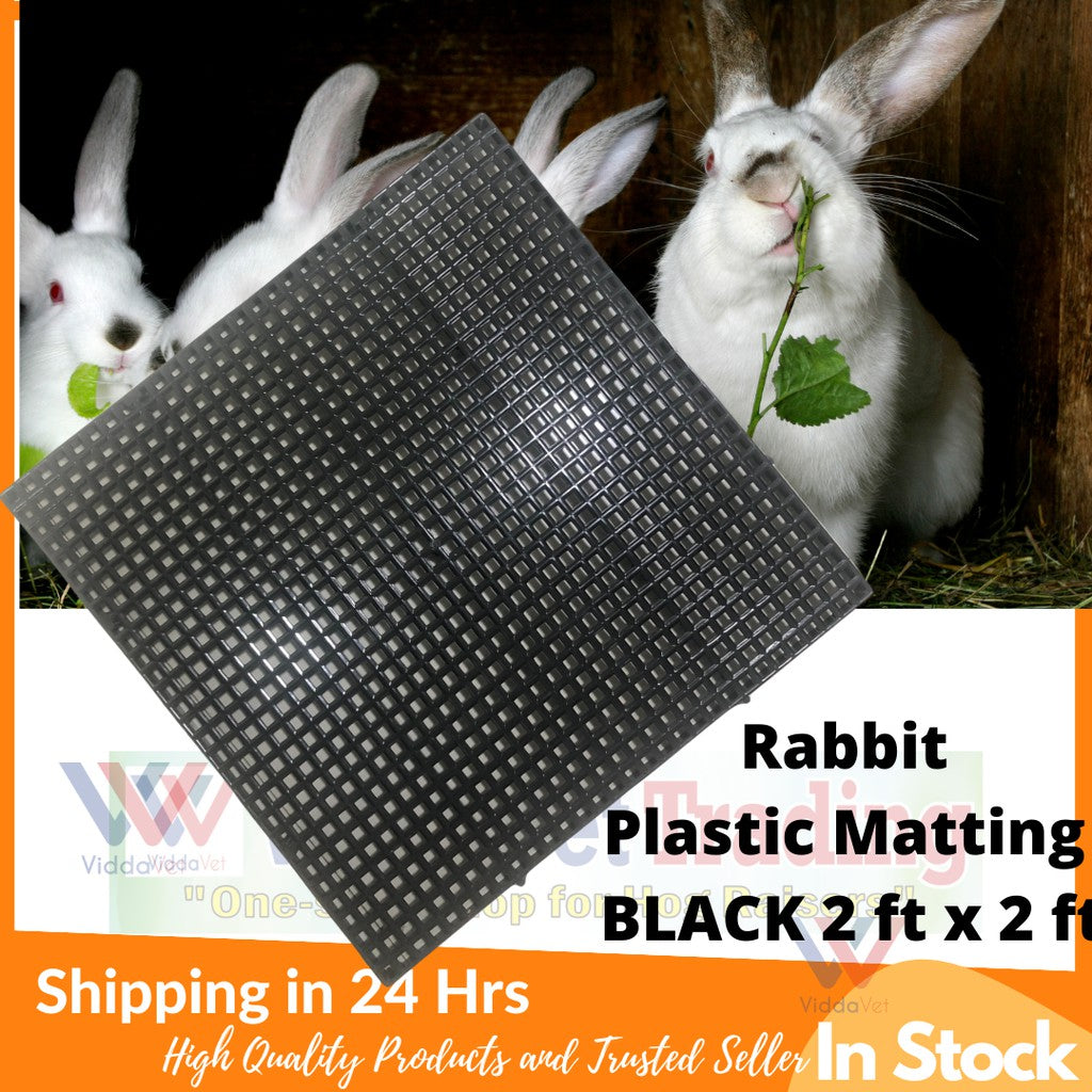 Black Plastic Matting 2x2