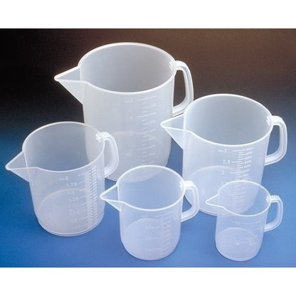 Plastic Beaker With Handle 500ml/1liter/2liters/3liters