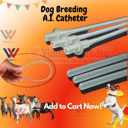Disposable AI Catheter For Dog 10 Pcs