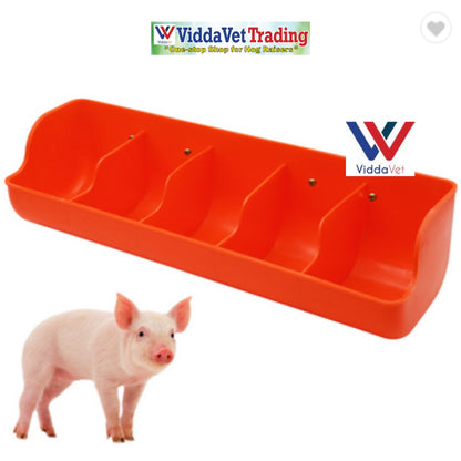 Plastic Piglet Feeder 5 Slot