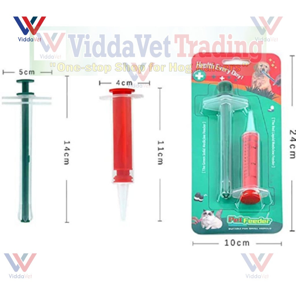 Pet Syringe Liquid or Pill Dispenser 2pcs