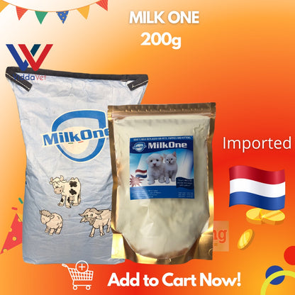 [VIDDAVET] 200grams Milk One Goats Milk Budget Pack Replacer for puppies puppy milk newborn replacer