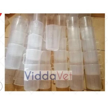 Plastic Beaker With Handle 500ml/1liter/2liters/3liters