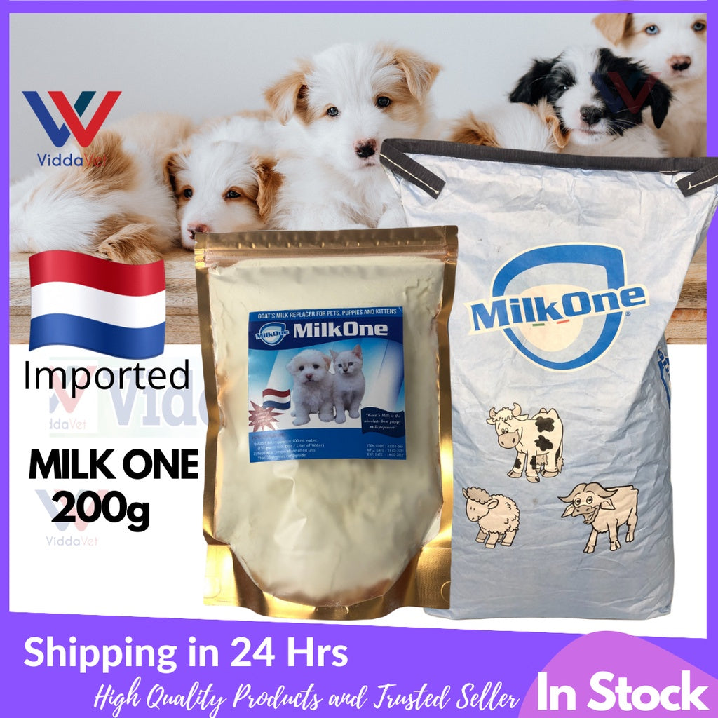 [VIDDAVET] 200grams Milk One Goats Milk Budget Pack Replacer for puppies puppy milk newborn replacer