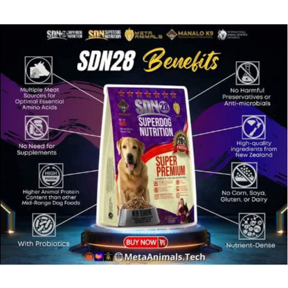 SDN 28 SuperDog Nutrition 25kgs