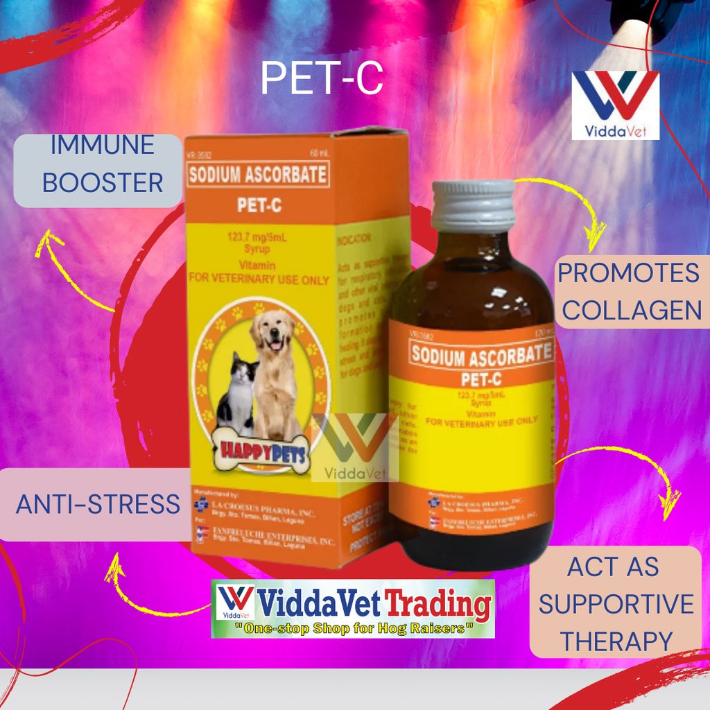 Pet-C Vitamin C 120ml/60mL