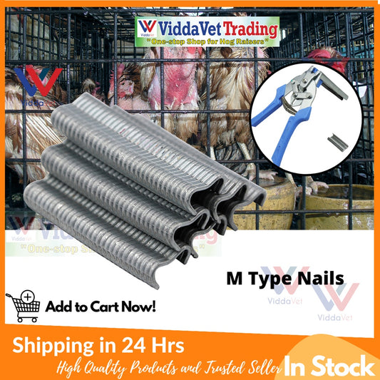 M-Type Cage Nails 600-Staples