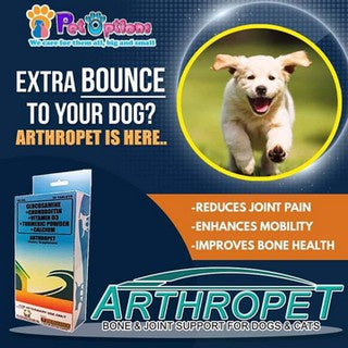 [30 TABLETS] Arthropet for animals dog cat / Joint supplements for pets Viddavet 30tablets ARTHROPET
