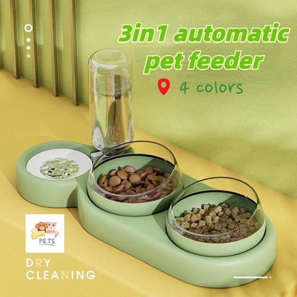 3 in 1 Automatic Pet Feeder and Drinker