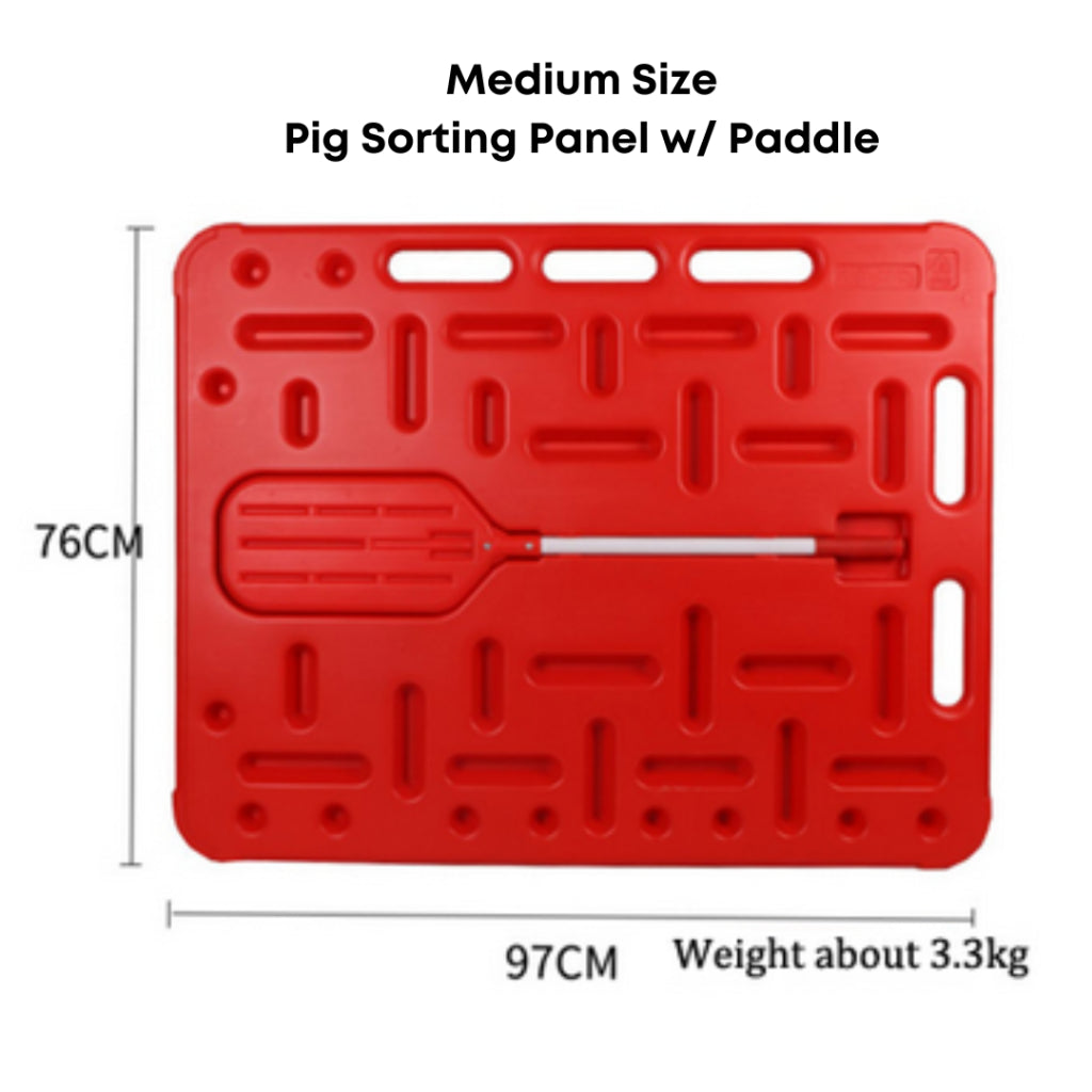 Pig Sorting Panel with Paddle (Small/Medium/Large)