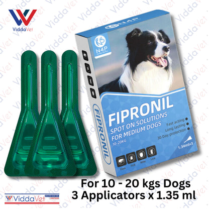 Fipronil Spot on for Tick, Fleas, Mites, Lice