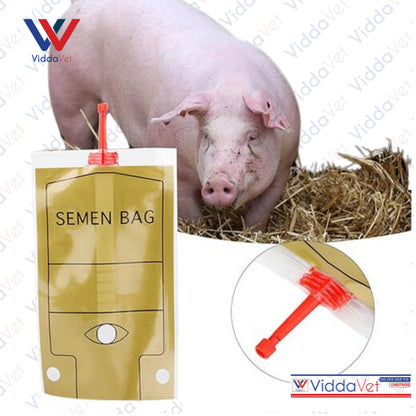 Pig Artificial Insemination Bag 100ML Boar Semen Collection 10pcs