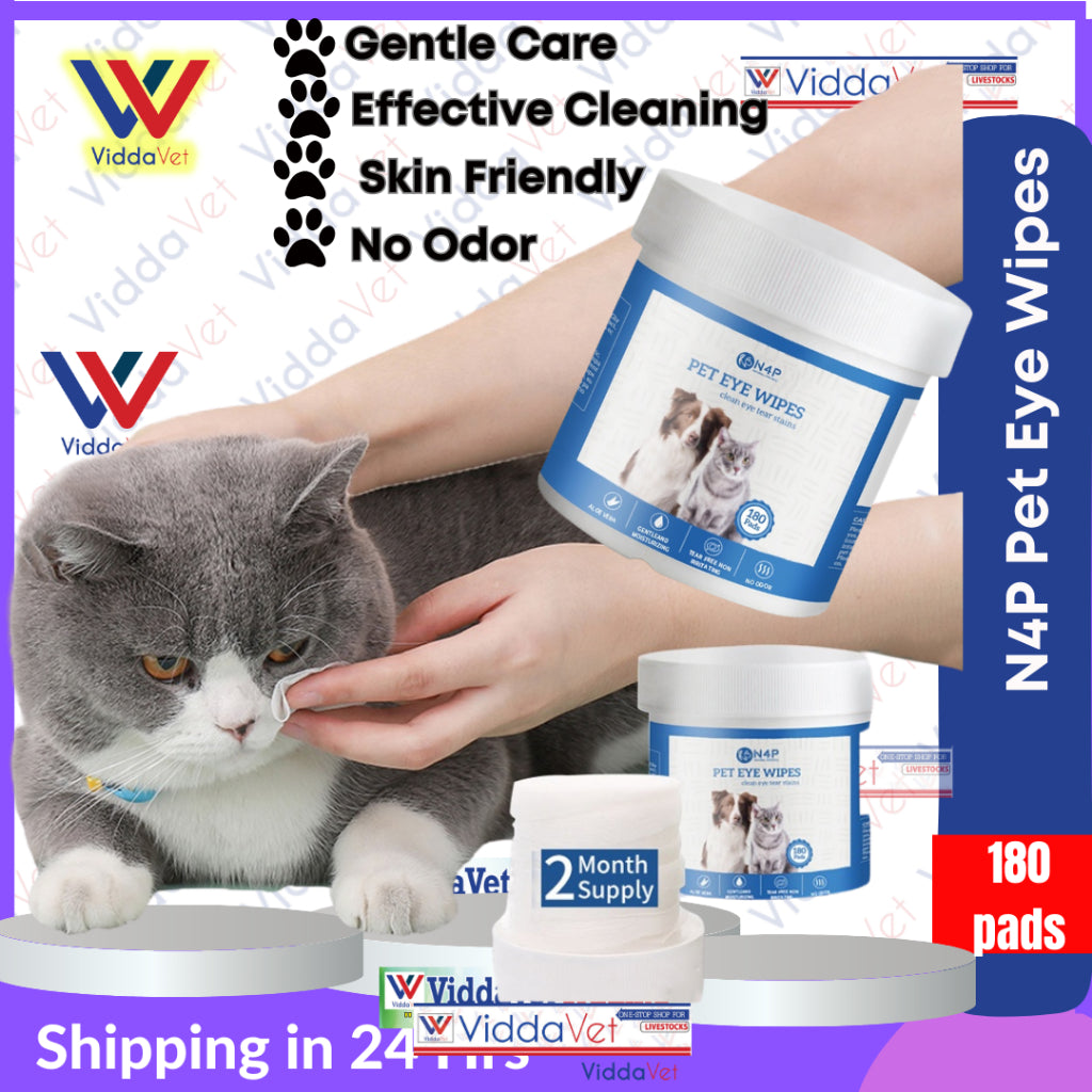 N4P Pet Eye Wipes