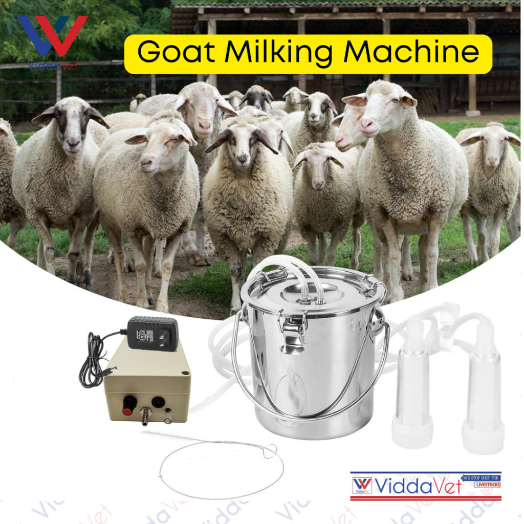 Goat Milking Machine Automatic Vacuum Pump Milker 5L