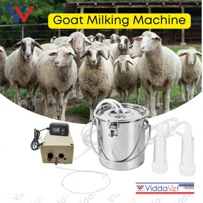 Goat Milking Machine Automatic Vacuum Pump Milker 5L